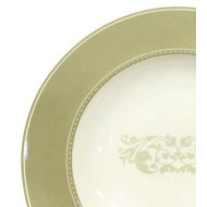 Prato 23,7cm Fundo Versa Perola Porcelana Germer     